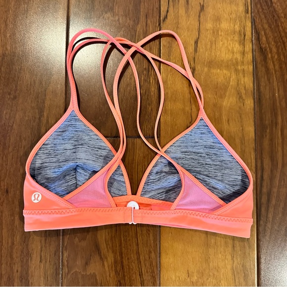 Coral Reversible Lululemon Bikini Top - Picture 2 of 5